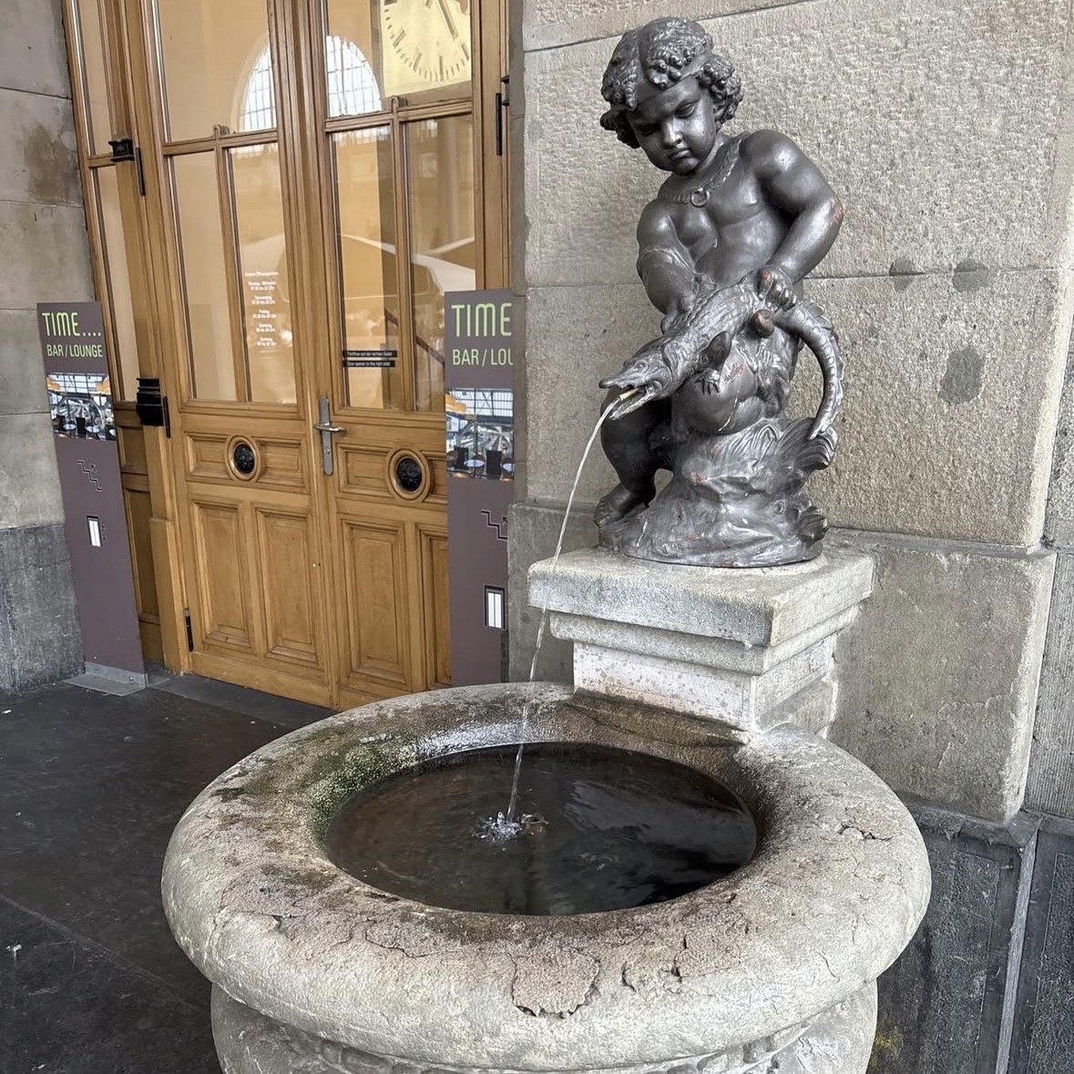Historic drinking fountain