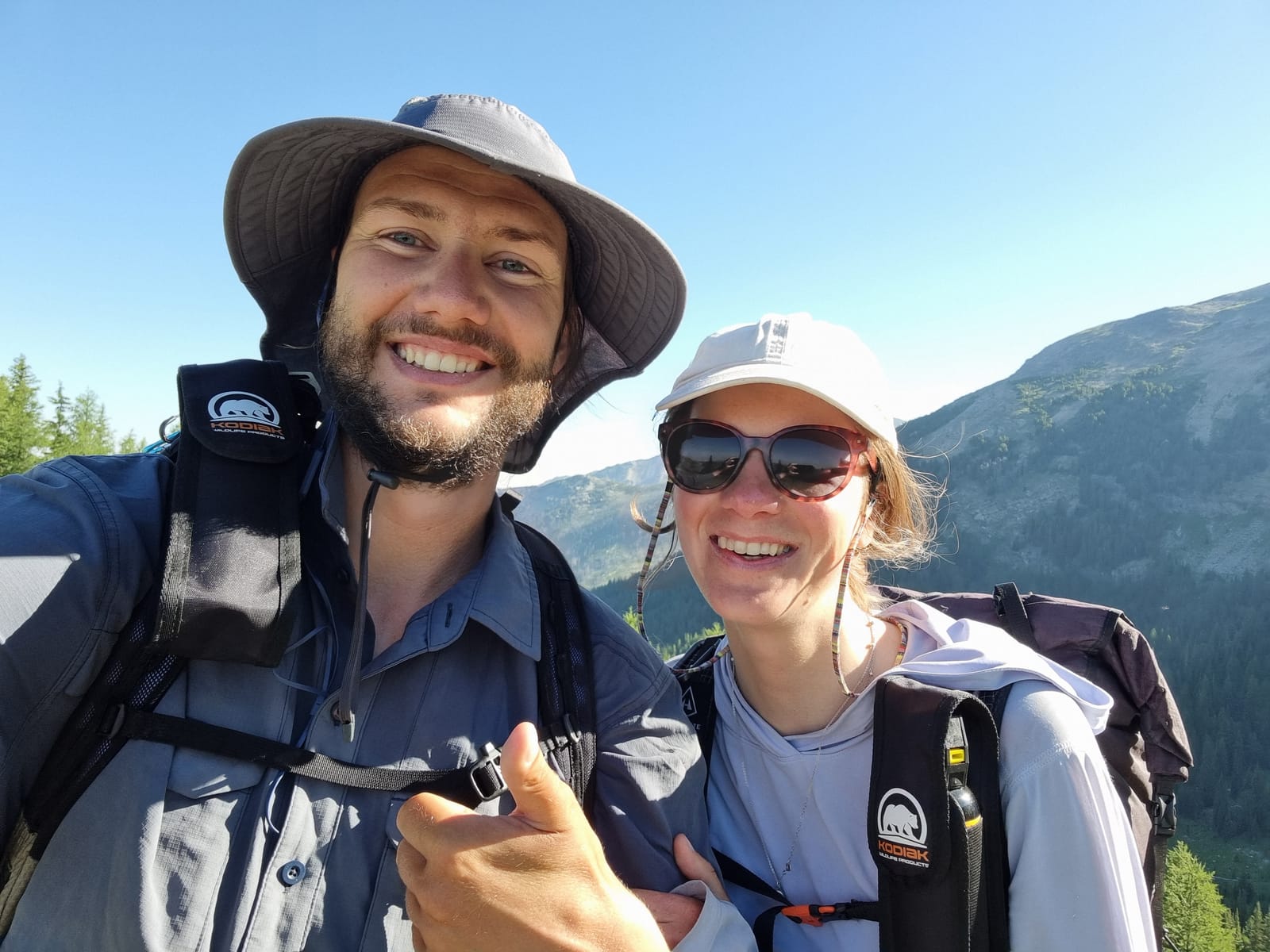 Founders hiking